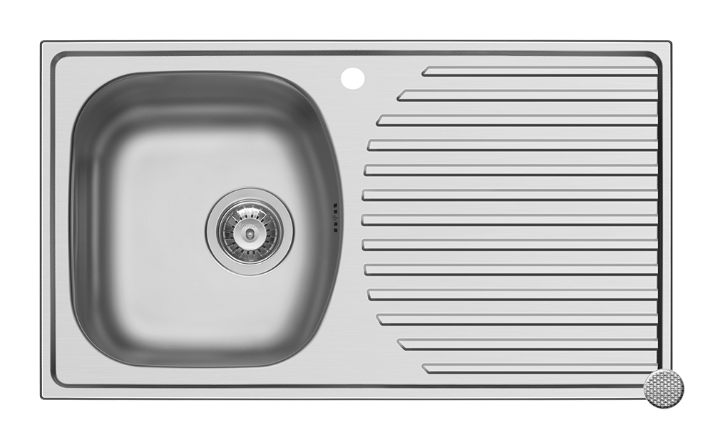 Chiuveta inox Ecoline - Chiuveta inox Ecoline ASPECT - inox 788mm*448mm ST
